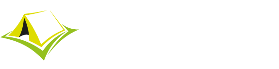 logo camping tente coloree